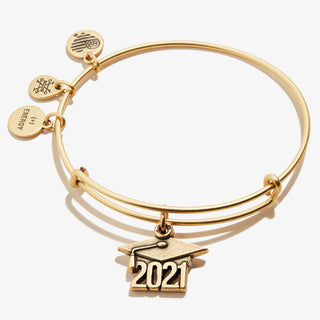 2021 Graduation Cap Charm Bangle - A Roese Boutique