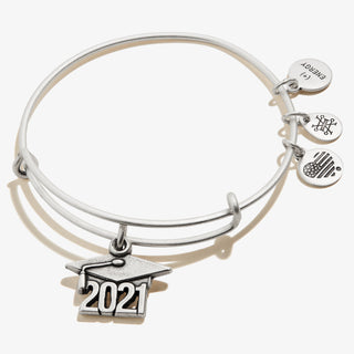 2021 Graduation Cap Charm Bangle - A Roese Boutique