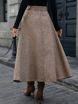 A-Line Midi Skirt - A Roese Boutique