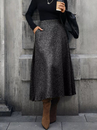 A-Line Midi Skirt - A Roese Boutique