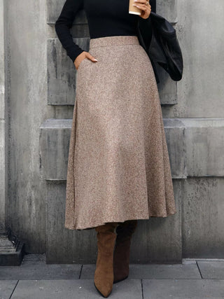 A-Line Midi Skirt - A Roese Boutique