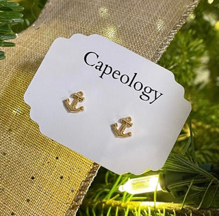 Anchor Earrings - A Roese Boutique