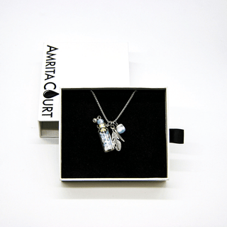 Aquamarine Diffusing Necklace | Energy & Healing | Diffusing on the go - A Roese Boutique