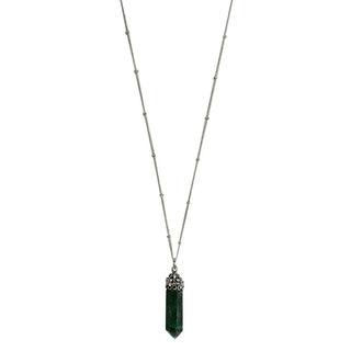 Aventurine Crystal Necklace - A Roese Boutique