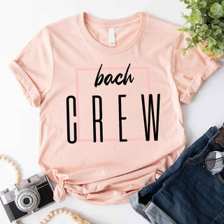 Bach Crew Bride To be Party Bachelorette T-shirt - A Roese Boutique