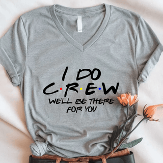💎 Bachelorette Party Shirts Bride, I Do Crew V - Neck Tee 🍾 - A Roese Boutique