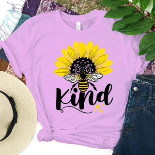 Bee Kind Sunflower - Be Kind Tee - A Roese Boutique