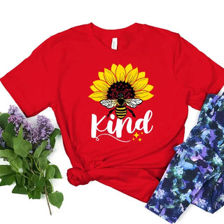 Bee Kind Sunflower - Be Kind Tee - A Roese Boutique