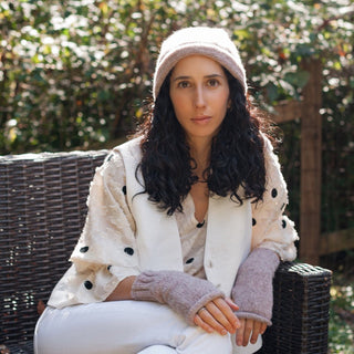 Blush Essential Knit Alpaca Beanie - A Roese Boutique