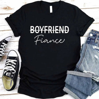 Boyfriend & Girlfriend Couples Tee - A Roese Boutique
