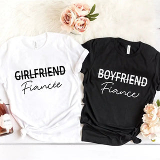 Boyfriend & Girlfriend Couples Tee - A Roese Boutique