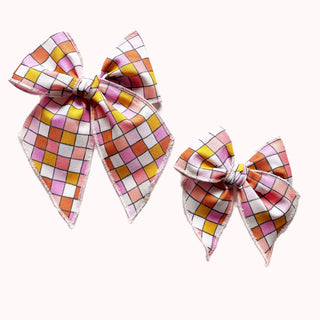 Bright Disco Elle Bow - A Roese Boutique