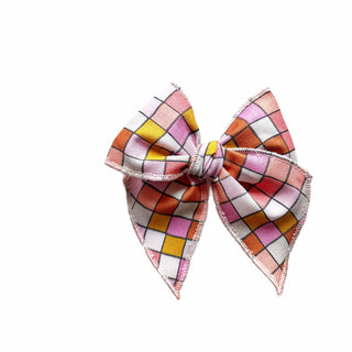 Bright Disco Elle Bow - A Roese Boutique