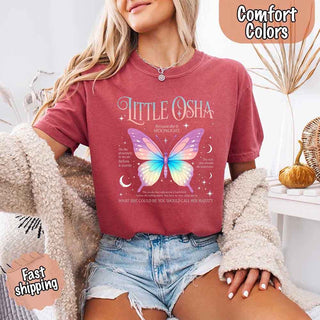 Butterfly Dreamscape Comfort Colors T-Shirt – Soft Aesthetic Tee for Women - A Roese Boutique