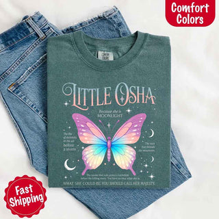 Butterfly Dreamscape Comfort Colors T-Shirt – Soft Aesthetic Tee for Women - A Roese Boutique