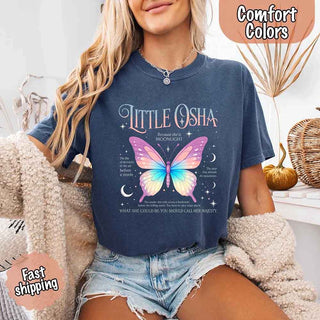 Butterfly Dreamscape Comfort Colors T-Shirt – Soft Aesthetic Tee for Women - A Roese Boutique