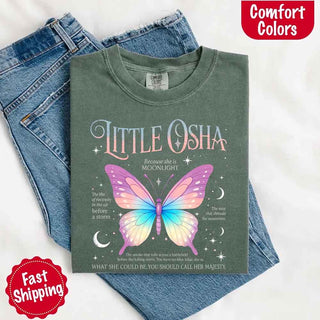 Butterfly Dreamscape Comfort Colors T-Shirt – Soft Aesthetic Tee for Women - A Roese Boutique