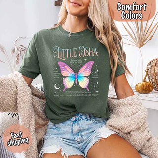 Butterfly Dreamscape Comfort Colors T-Shirt – Soft Aesthetic Tee for Women - A Roese Boutique