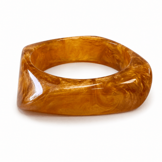 Caramel Acrylic Bangle - A Roese Boutique