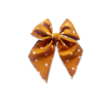 Caramel Posies Elle Bow - A Roese Boutique