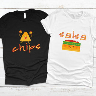 Chips Graphic Couples Tee - A Roese Boutique
