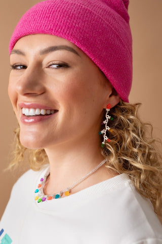 Christmas Light Bulb Earrings - A Roese Boutique