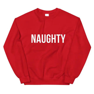 Christmas Naughty & Nice Couples Sweatshirt - A Roese Boutique