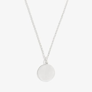 Circle Charm Necklace, 21'' - A Roese Boutique