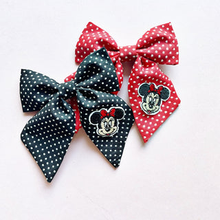 Classic Mrs. Mouse Patch Reagan Bow - A Roese Boutique