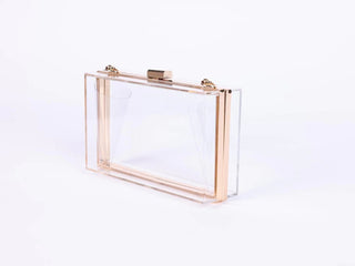 Clear Acrylic Purse - A Roese Boutique