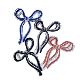 Clear & Colored Claw Clip - A Roese Boutique