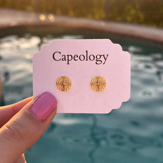 Compass Earrings - A Roese Boutique
