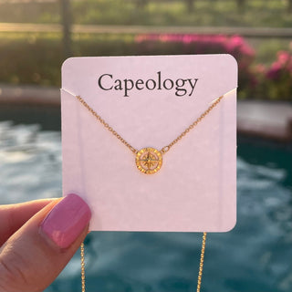 Compass Necklace - A Roese Boutique