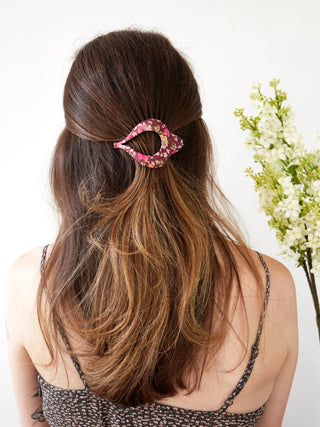 Cottage Rose Arc Hair Clip - A Roese Boutique