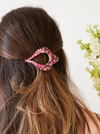Cottage Rose Arc Hair Clip - A Roese Boutique