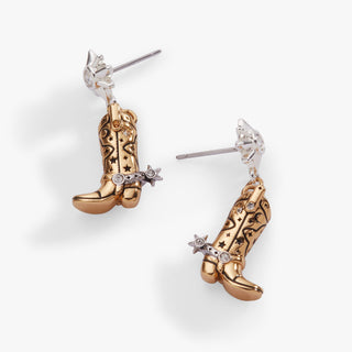 Cowgirl Boot Statement Earring - A Roese Boutique