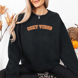 Cozy Vibes Fall Sweatshirt - A Roese Boutique