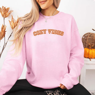 Cozy Vibes Fall Sweatshirt - A Roese Boutique