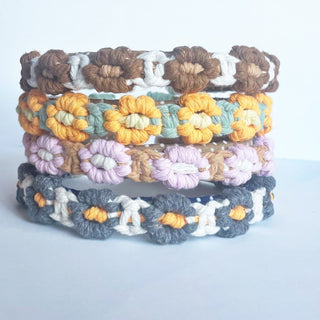 Crochet Daisy Headbands - A Roese Boutique