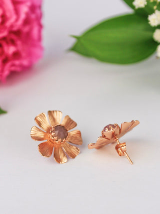 Daisy Statement Stud Earrings - A Roese Boutique