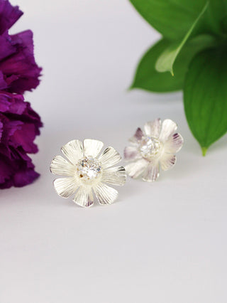 Daisy Statement Stud Earrings - A Roese Boutique