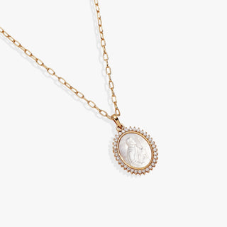 Divine Guides St. Christopher Pendant Necklace - A Roese Boutique