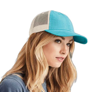 Embroidered Wifey/Hubby Pigment - Dyed Trucker Hat – Anniversary Gift Cap - A Roese Boutique