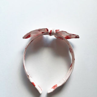 Fall Daisies on Cream Retro Top Knot Headband - A Roese Boutique