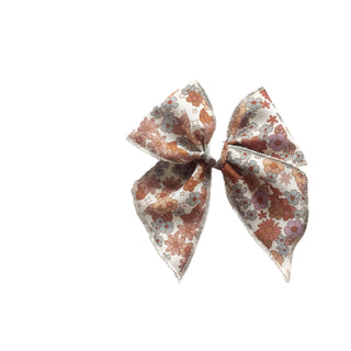 Fall Retro Floral Elle Bow - A Roese Boutique