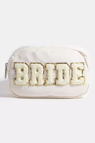 Fame Fuzzy Glitter Bride Crossbody Bag - A Roese Boutique