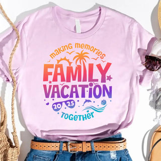 Family Vacation 2025 Shirts – Matching Outfits for Making Memories Together - A Roese Boutique