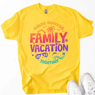 Family Vacation 2025 Shirts – Matching Outfits for Making Memories Together - A Roese Boutique