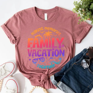 Family Vacation 2025 Shirts – Matching Outfits for Making Memories Together - A Roese Boutique