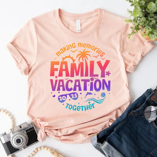 Family Vacation 2025 Shirts – Matching Outfits for Making Memories Together - A Roese Boutique